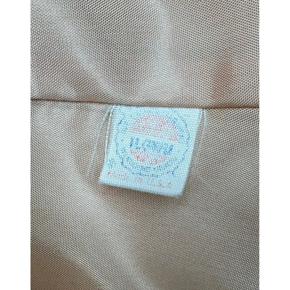 Ms Freddi Vintage 70s Women's Beige Wool Blend Retro Trench Coat USA XL - Picture 7 of 10